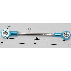 M3 99mm (3.89") Long Miniature Rod End Linkage