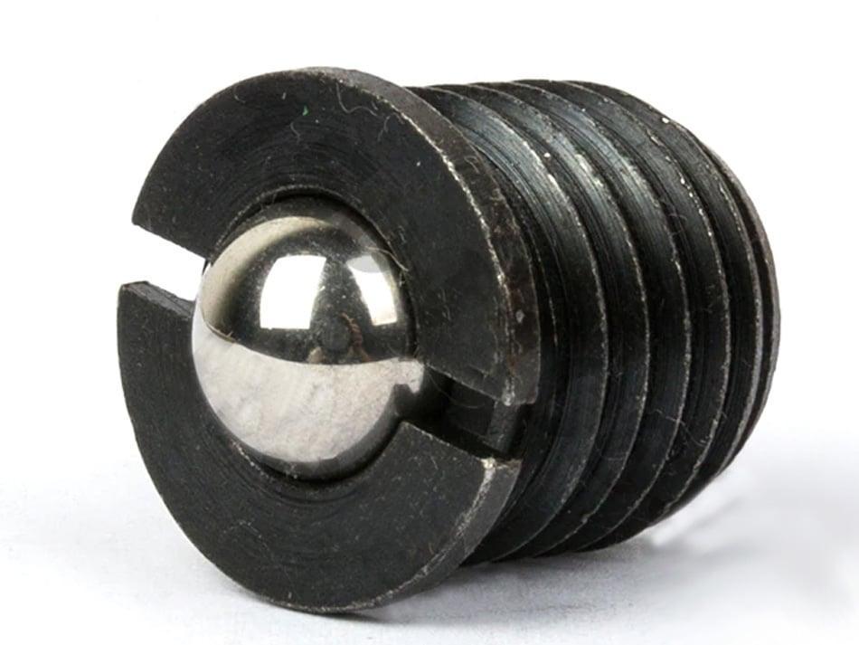 M6 Spring Loaded Bolt Flanged Ball Transfer Screw Unit 4.5mm Deep