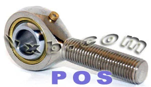 Male Rod End 7/16 POSB7L Left Hand Bearing