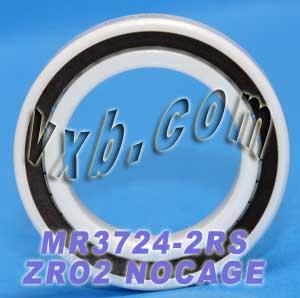 MR3724-2RS เต็มรูปแบบเต็มเซรามิกแบริ่ง 24x37x7 ZRO2 แบริ่ง