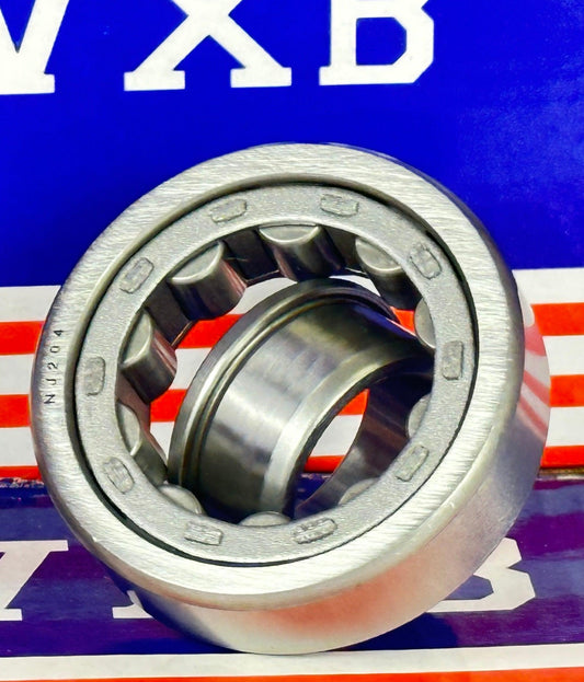 NJ204 Cylindryczny łożysko rolki 20x47x14mm cylindryczne