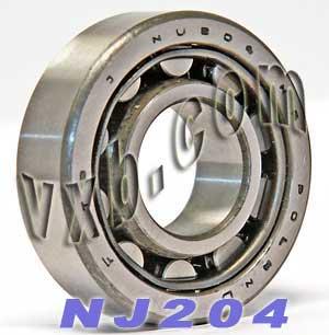 NJ204 ลูกกลิ้งทรงกระบอกแบริ่ง 20x47x14 มม. ตลับลูกปืนทรงกระบอก