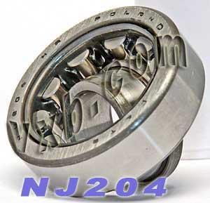 NJ204 ลูกกลิ้งทรงกระบอกแบริ่ง 20x47x14 มม. ตลับลูกปืนทรงกระบอก