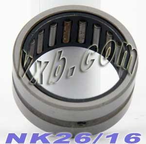 NK26/16 เข็มลูกกลิ้งลูกปืน 26x34x16mm - ประเภทกลึง