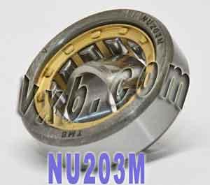 Con lăn hình trụ NU203M Vòng bi 17x40x12 Vòng bi