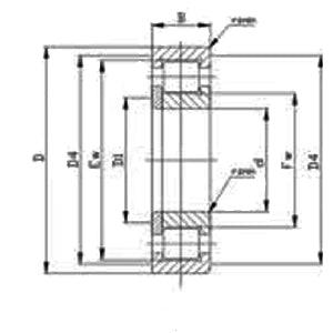NUP205E Cylindrical roller Bearing 25x52x15mm