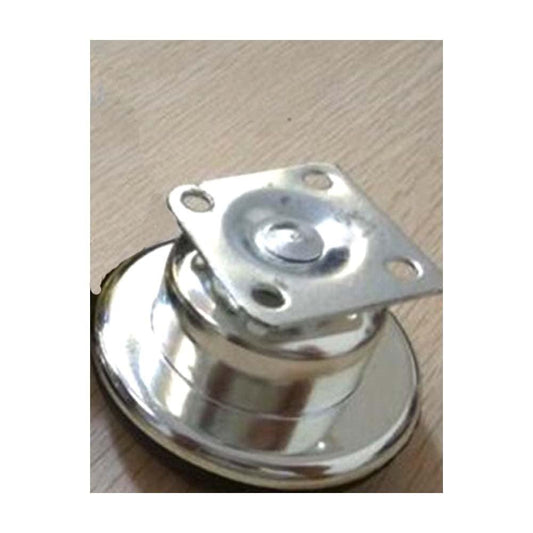 100-Pack 2.5"inch Flat Metal Caster Wheel - Chrome plating