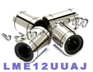 4-Pack LME12UUAJ 12mm Adjustable Bushing 12x22x32 Linear Motion Bearing
