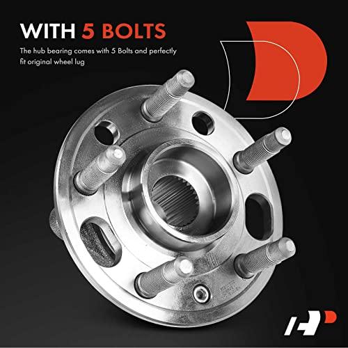 Pair [2] Front Rear Wheel Bearing Hub Assembly Compatible - Chevy Equinox Impala Malibu GMC Terrain Cadillac CTS XTS Buick LaCrosse Regal # 513288
