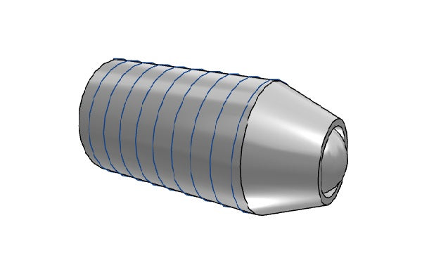 M12 20mm Length - Stainless Steel Miniature Spinning Ball Plunger Super heavy load Japan