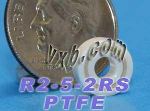 R2-5-2RS แบริ่งเซรามิกเต็ม 1/8 "x 5/16" x 9/64 "แบริ่ง ZRO2