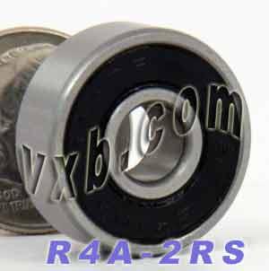 R4A -2RS แบริ่ง 1/4 "x 3/4" x 9/32 " - ปิดผนึก - จิ๋ว
