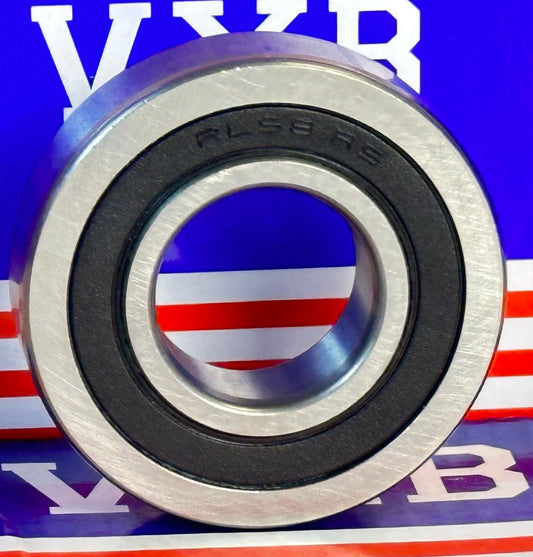 RLS8-2RS1 球轴承 双重密封 内径 25.4mm 外径 57.15mm 宽度 15.875mm