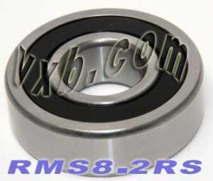 RMS8-2RS Zapieczętowane łożysko kulowe 1x2 1/2 "x 3/4"