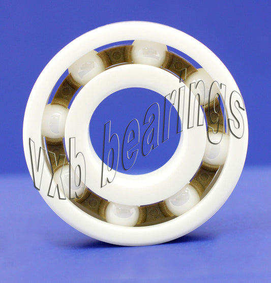 6205 Volledig keramisch open lager 25x52x15mm ZrO2 PEEK