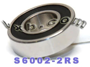 S6002-2RS łożysko ze stali nierdzewnej uszczelniono 15x32x9mm