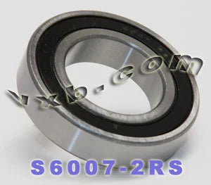 S6007-2RS łożysko ze stali nierdzewnej uszczelniono 35x62x14mm