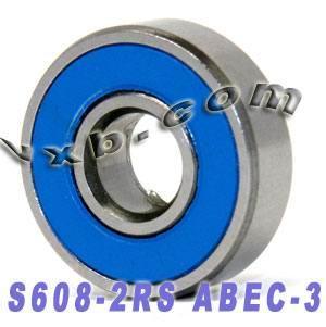 S608-2RS Skate Bearing 8x22x7mm Stainless Steel Sealed Bearing