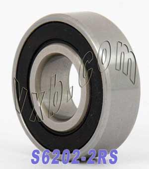 S6202-2RS Łożysko ze stali nierdzewnej 15x35x11mm - zamknięte