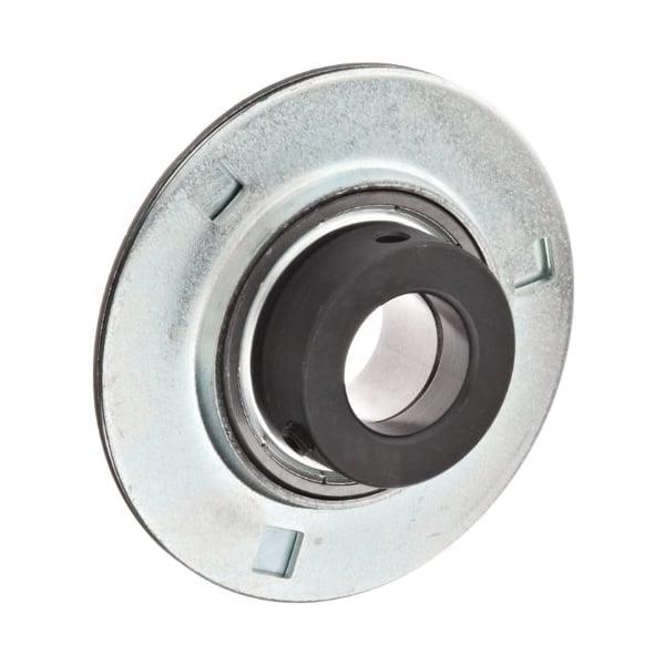 SAPF206-20 1-1/4" inch ID Pressed Steel Housing 3-Bolt Bearing Unit - Eccentric Collar Lock