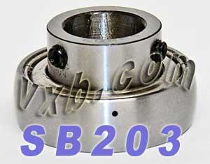 SB203 轴承 17mm 孔径 插入式安装球轴承