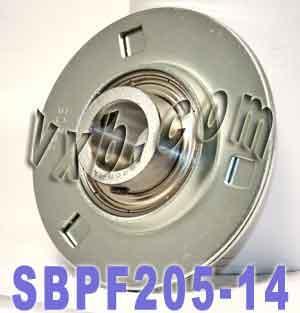 SBPF205-14 Pressed Steel Housing Bearing 3-Bolt Flanged Mounted