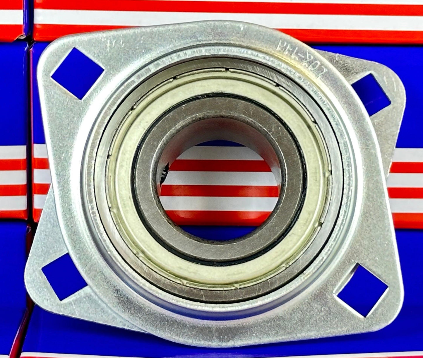SBPFL207-22 Pressed Steel Bearing 2-Bolt 1-3/8" Flanged Mounted