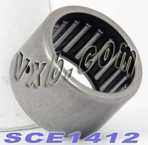 SCE1412 İğne Silindiri Yatağı 7/8 "x 1-1/8" x 3/4 " - Kabuk tipi