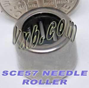 ตลับลูกปืนเข็ม SCE57 ขนาด 5/16" x 1/2" x 7/16"