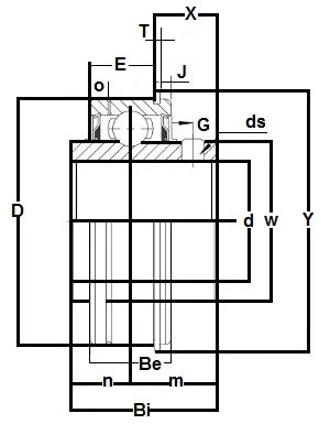 إدخال محمل SER-10 مقاس 5/8" مركب