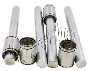 4-Pack 25mm Linear guide Shaft + Ball Bearings for Stamping Forming Dies Parts