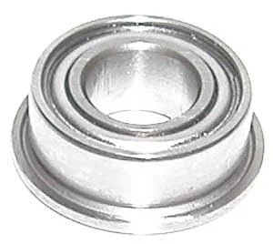 3/32" Slot Car Flanged Ceramic Bearing - Ultra-High Quality ABEC-7