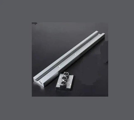 SGR10 2' feet Compact Linear Motion Guide Rail 2 Feet Long + SGB10UU-3 Bearing Block