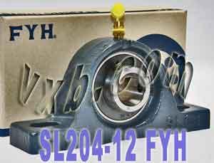 SL204-12 3/4 محمل كتلة وسادة FYH محمل مركب
