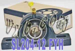 SL204-12 3/4 محمل كتلة وسادة FYH محمل مركب