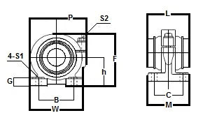 SMP13GUU NB 13mm 轴承座单元 直线运动轴承