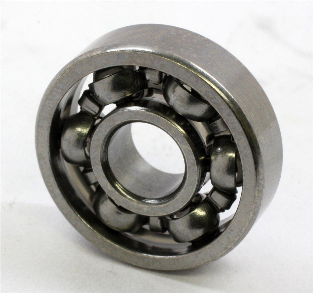 SR188 Open Dry Stainless Steel Ball Bearing 1/4" x 1/2" x 1/8"inch