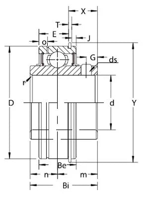 SSER-45mm Stainless Steel Insert bearing 45mm