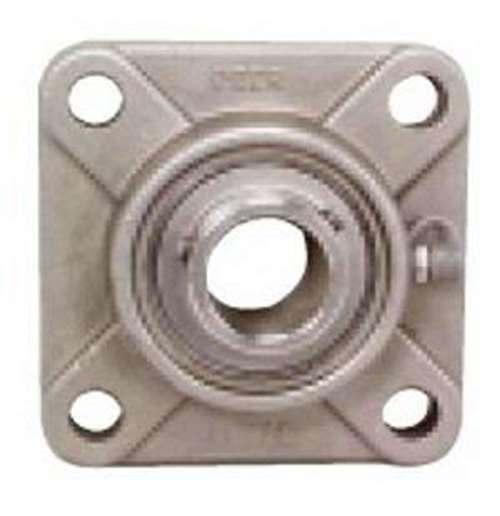 SSUCF-202-15mm 不锈钢法兰 4螺栓 15mm 孔径 安装轴承