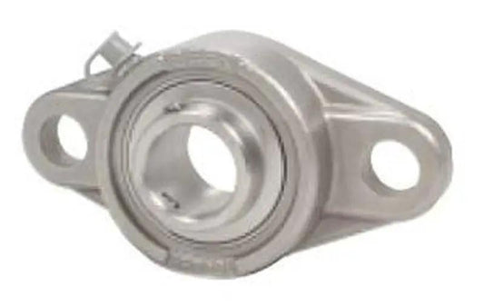 SSUCFT207-35mm Paslanmaz Çelik Flanş 2 cıvatalı 35mm monte edilmiş yatak