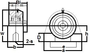 SSUCPAS205-14 Tapped Base Pillow Block Unit 7/8 Mounted Bearing