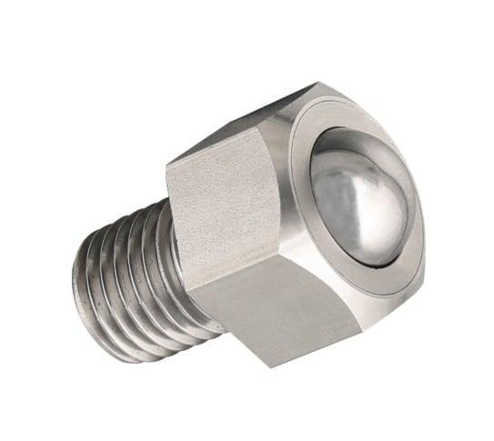 Stainless Steel Hex M5 Bolt Hexagon Head Screw Type Ball Transfer Unit for Upward Facing Applications