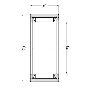 TAF708525 Needle Roller Bearing 70x85x25mm - Machined Type