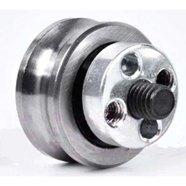 U Groove Ball Bearing + Fixing Screw 2-Row Pulley SG15 + Eccentric Wheel