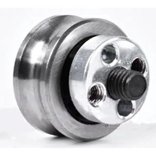 U Groove Ball Bearing + Fixing Screw 2-Row Pulley SG15 + Eccentric Wheel