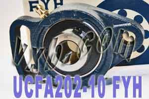FYH 可调椭圆形双螺栓法兰轴承 UCFA202-10 5/8安装孔径