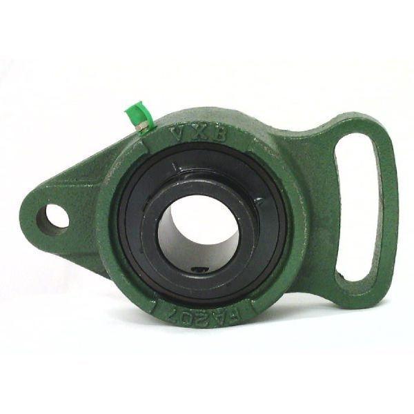 UCFA207-22 Black Oxide Plated Insert Bearing Adjustable Flange Cartridge Bearing 1-3/8" Mounted