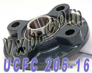 UCFC-205-16 1 หน่วยตลับลูกปืนติดตั้งแบบหน้าแปลน