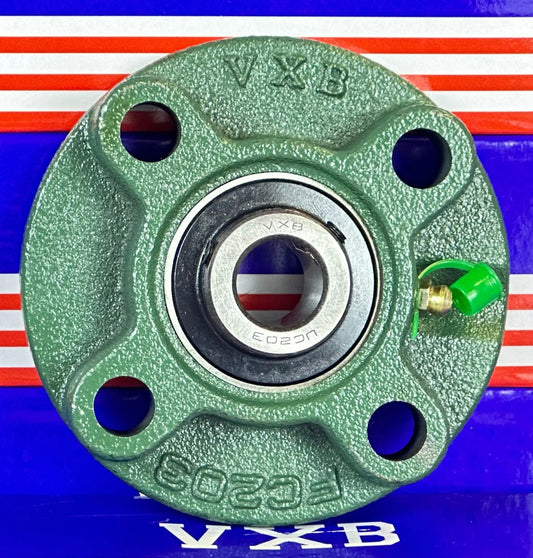 UCFC203 Flange Cartridge Bearing Unit 17mm Bore Mounted Bearing