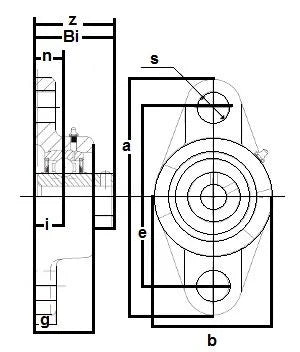 UCFT203-11 Bearing Flange Standard 2 Bolt 11/16"